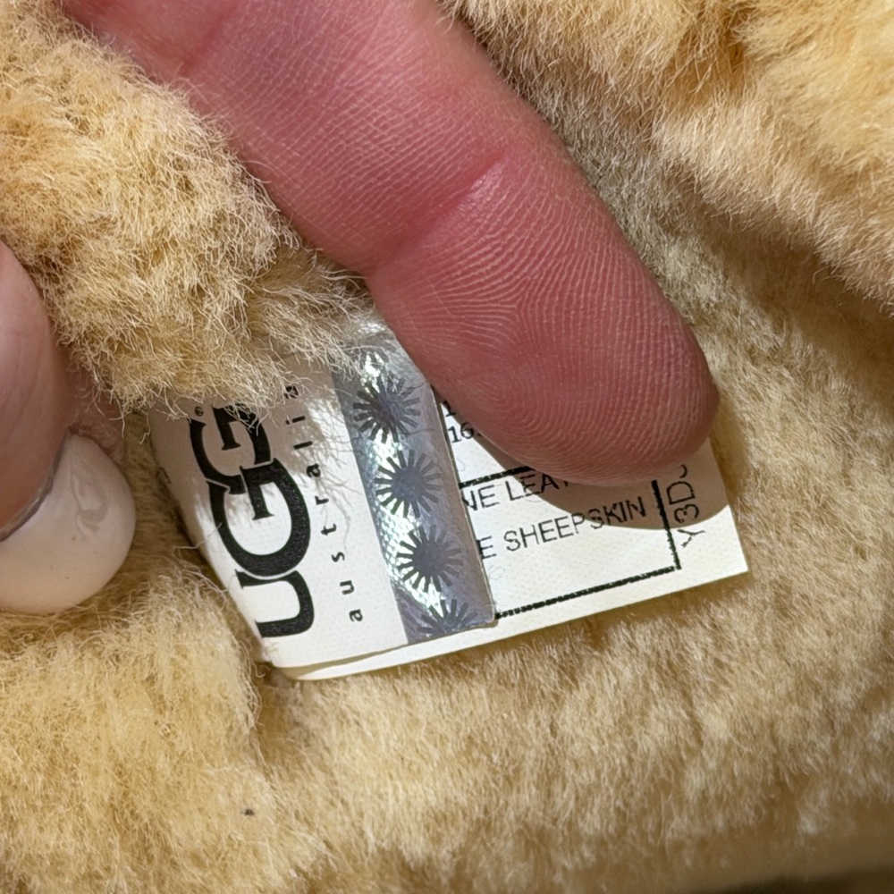 UGG Bailey Button Tan Shearling Button Boots Tall… - image 6